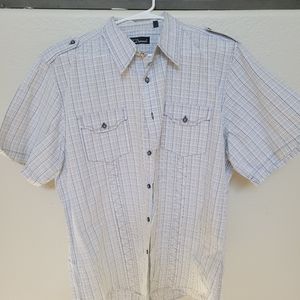 7 Diamonds plaid shirt for Men. Size: XXL, but fits like XL.